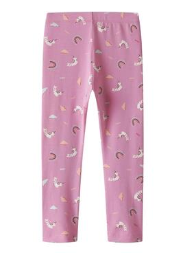 Leggings Name It Bilona pack de 2 rosa para niña