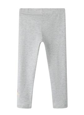 Leggings Name It Bilona arcoíris gris claro para niña