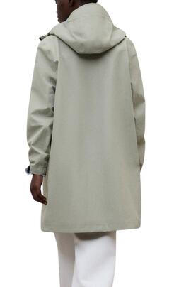 Chubasquero Ecoalf Neve verde para mujer