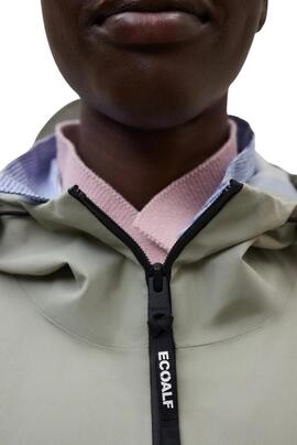 Chubasquero Ecoalf Neve verde para mujer