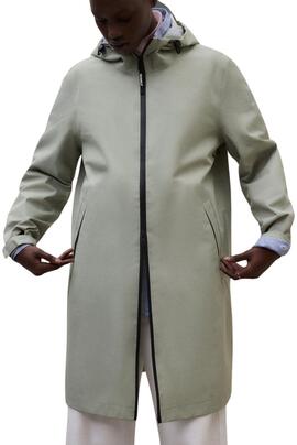 Chubasquero Ecoalf Neve verde para mujer