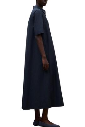 Vestido Ecoalf Martina marino para mujer