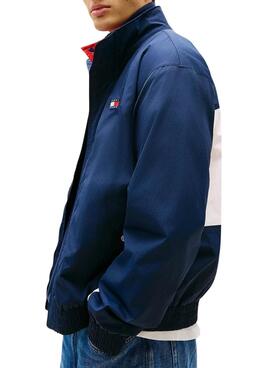 Cazadora Tommy Jeans Heritage Flag azul marino para hombre