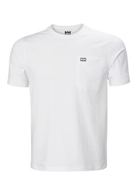 Camiseta Helly Hansen Hudson blanco para hombre