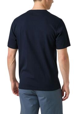 Camiseta Helly Hansen Hudson azul marino para hombre