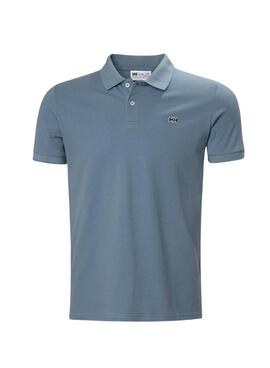 Polo Helly Hansen Hudson washed azul para hombre