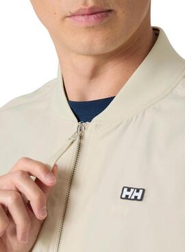 Cazadora bomber Helly Hansen Marine beige para hombre