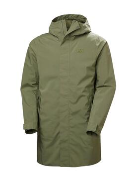 Chubasquero Helly Hansen Brussel verde para hombre