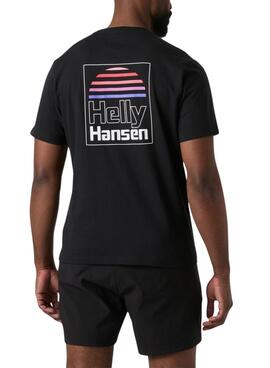 Camiseta Helly Hansen Core negro para hombre
