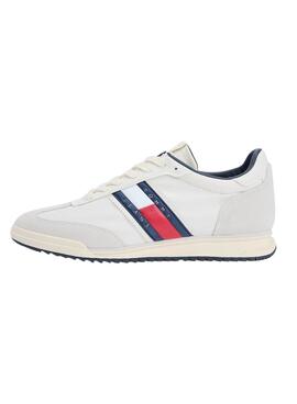 Zapatillas Tommy Jeans Retro Runner Cleated blanco para hombre