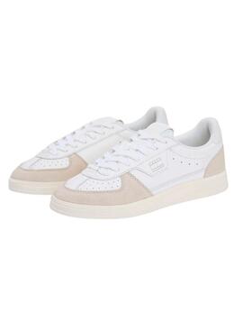 Zapatillas Tommy Jeans The Greenwich leather blanco para mujer
