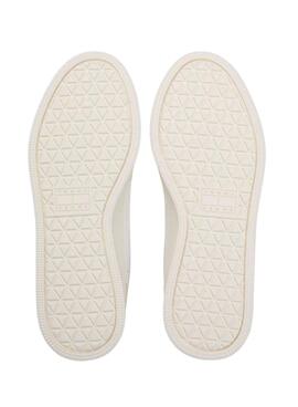 Zapatillas Tommy Jeans The Greenwich leather blanco para mujer
