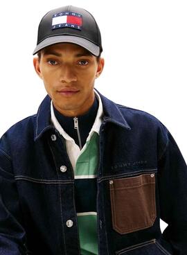 Gorra Tommy Jeans Archive negro para hombre