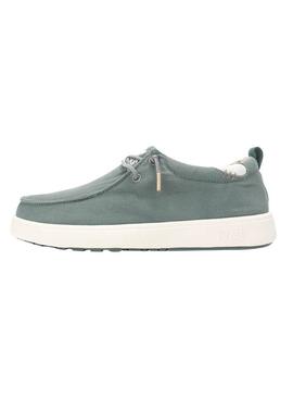Zapatos Walkin Pitas Wallabi Biarritz turquesa para hombre