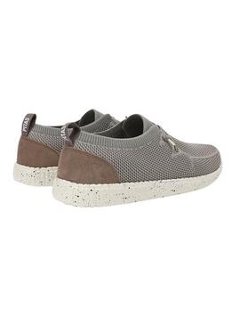 Zapatos Walkin Pitas Fly Washed gris topo para hombre