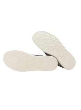 Zapatos Walkin Pitas Wallabi washed gris para hombre