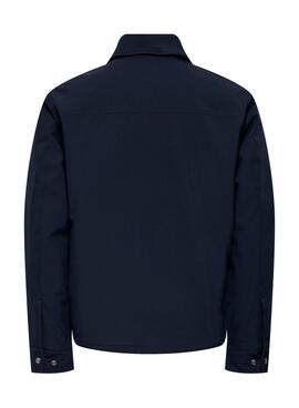 Sobrecamisa Only and Sons David acolchada marino para hombre