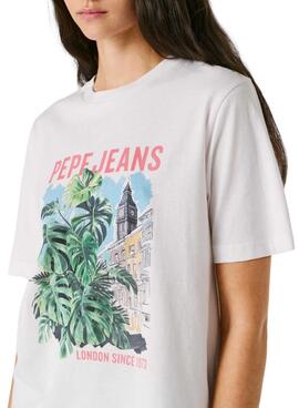 Camiseta Pepe Jeans Martha blanco para mujer