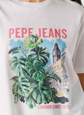 Camiseta Pepe Jeans Martha blanco para mujer