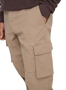 Pantalón Only and Sons Cam cargo beige para hombre