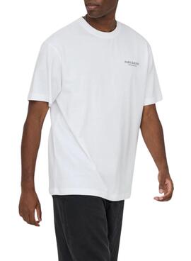 Camiseta Only and Sons Fred Bakery blanco para hombre