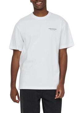 Camiseta Only and Sons Fred Bakery blanco para hombre