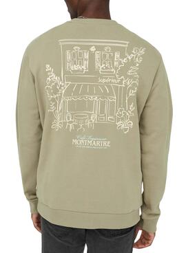 Sudadera Only and Sons Cesc verde para hombre