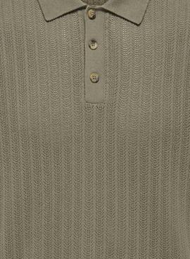Polo Only and Sons Moon verde para hombre