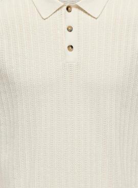 Polo Only and Sons Moon beige para hombre