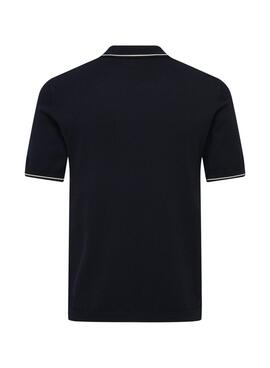 Polo Only and Sons Wyler marino para hombre