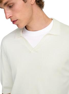 Polo Only and Sons Wyler Relaxed beige para hombre