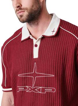 Polo Project x Paris Knockout granate para hombre