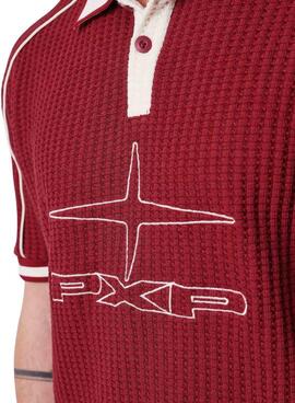 Polo Project x Paris Knockout granate para hombre