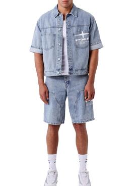 Camisa vaquera Project x Paris Idea corta para hombre