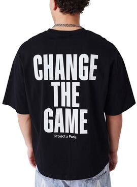 Camiseta Project x Paris boxy Essentials negro para hombre