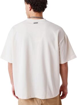 Camiseta Project x Paris Varsity PXP beige para hombre  