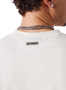 Camiseta Project x Paris Varsity PXP beige para hombre  