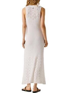 Vestido Pepe Jeans Kenia blanco para mujer