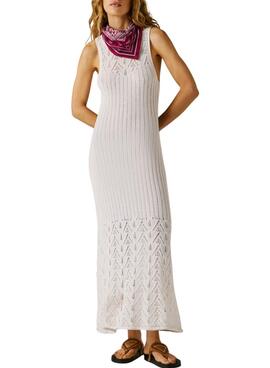 Vestido Pepe Jeans Kenia blanco para mujer