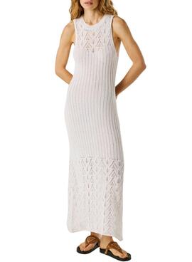 Vestido Pepe Jeans Kenia blanco para mujer