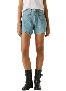 Shorts Pepe Jeans Rachel rayas para mujer