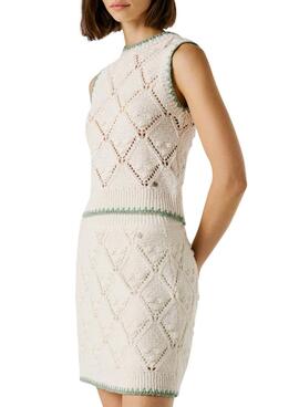 Top Pepe Jeans Kaira blanco para mujer