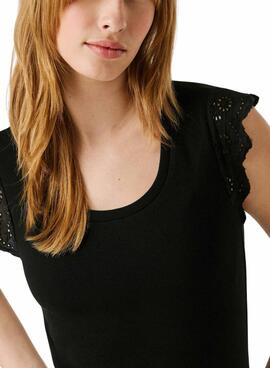 Camiseta Pepe Jeans Mireya negro para mujer