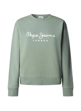 Sudadera Pepe Jeans Maty verde para mujer