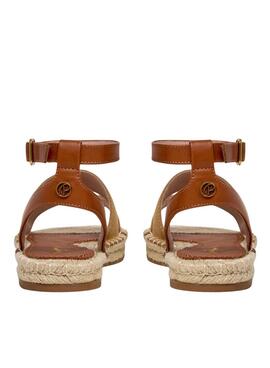 Sandalias Pepe Jeans Auri beige para mujer