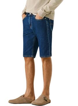 Bermudas largas Pepe Jeans Cash azul oscuro para hombre