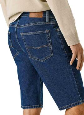 Bermudas largas Pepe Jeans Cash azul oscuro para hombre