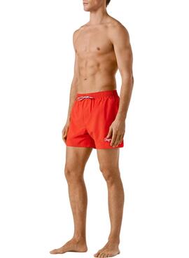 Bañador Pepe Jeans Solid rojo para hombre