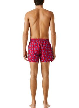 Bañador Pepe Jeans Funky Lobster rojo para hombre