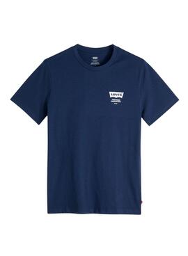 Camiseta Levis Pizza azul marino para hombre